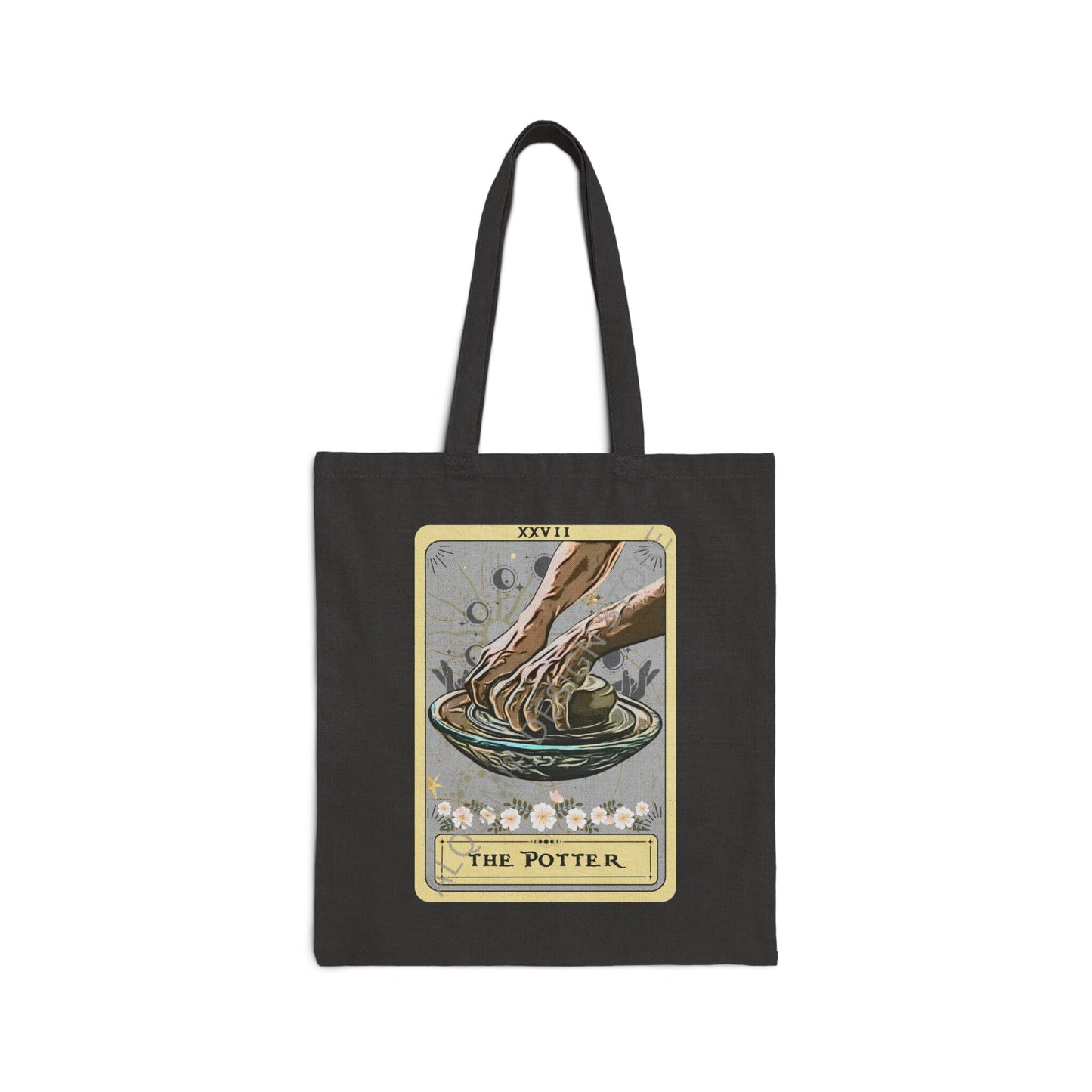 The Potter Tarot Card Tote Bag Pottery Maker 15" x 16"