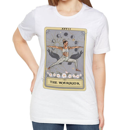 The Warrior Tarot Card Shirt, Yoga Pose