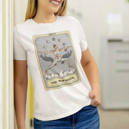 The Warrior Tarot Card Shirt, Yoga Pose