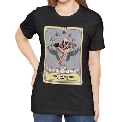 Yoga Pose, The Twisting Chair Tarot Card Shirt