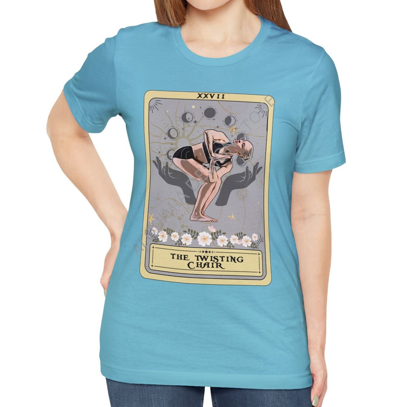 Yoga Pose, The Twisting Chair Tarot Card Shirt