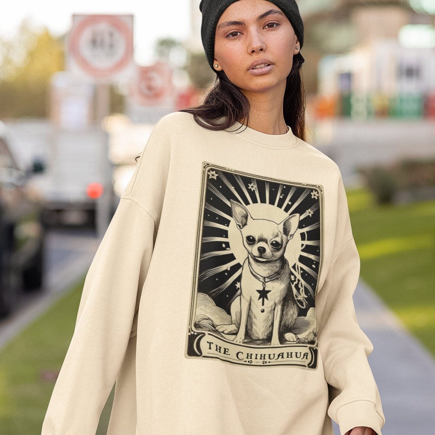 The Chihuahua Tarot Card Sweatshirt