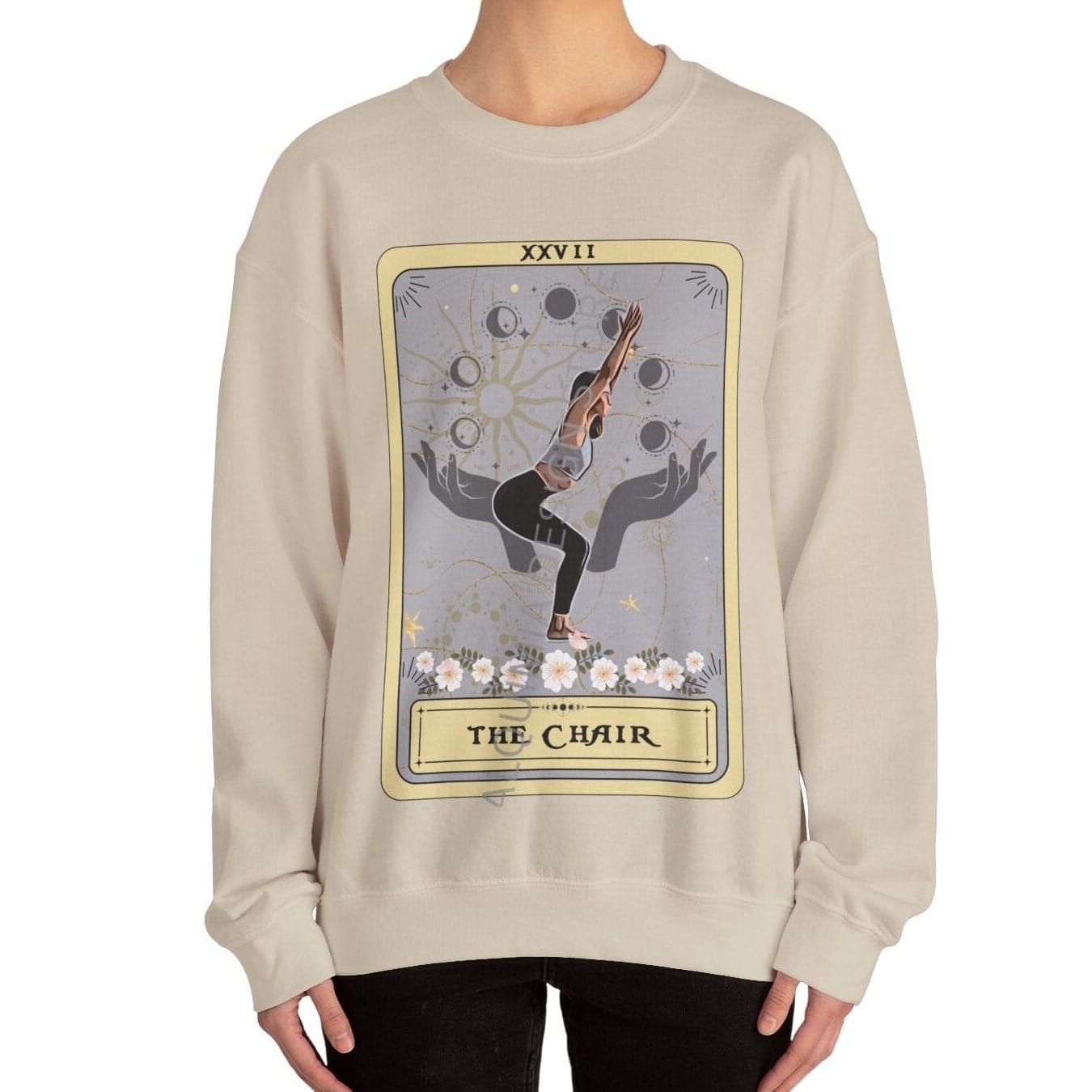 Yoga Pose Sweatshirt, The Chair