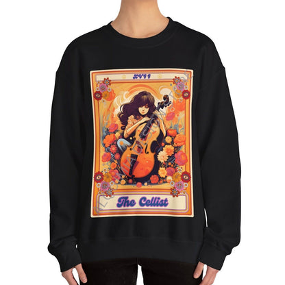 The Cellist Tarot Card Sweatshirt