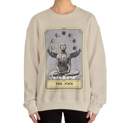 The Yogi Tarot Card Sweatshirt, Yoga Pose