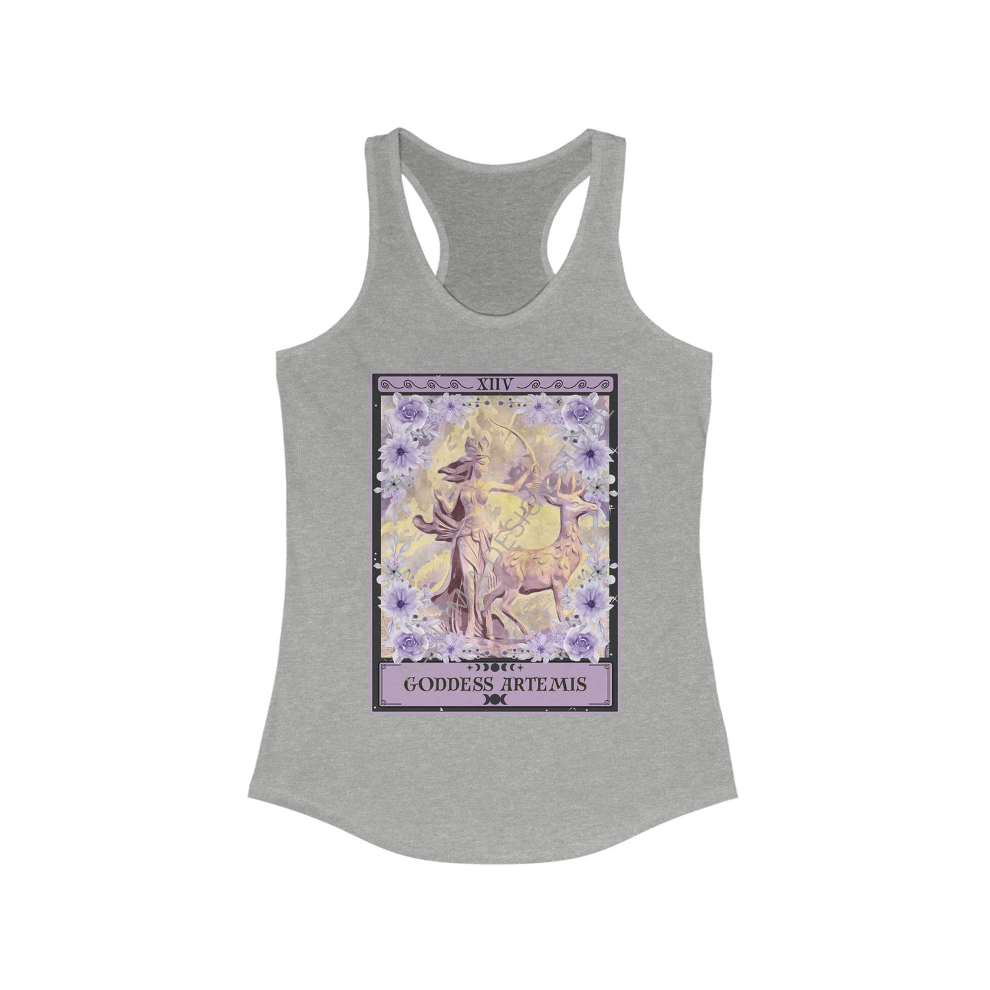 The Goddess Artemis Tarot Card Tank Top