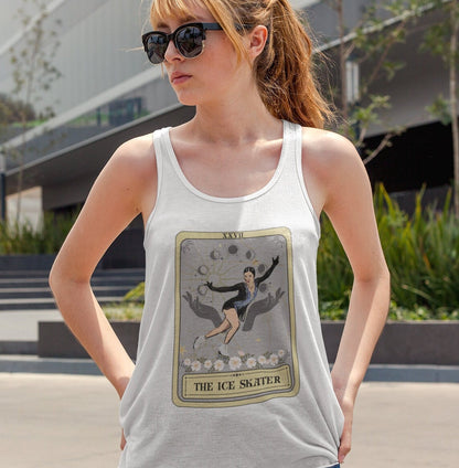 The Ice Skater Tarot Card Tank Top, Figure Skating