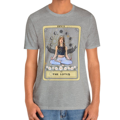 The Lotus Tarot Card Shirt, Yoga Pose