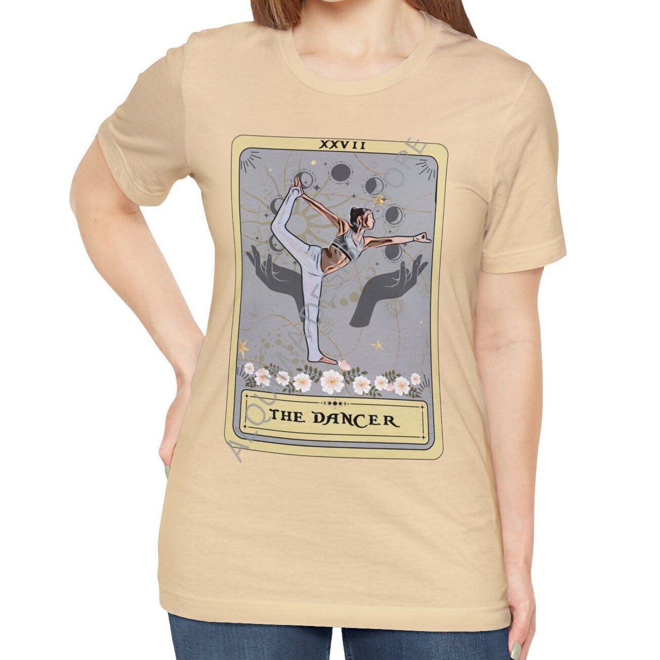 Yoga Pose, The Dancer Tarot Card Shirt