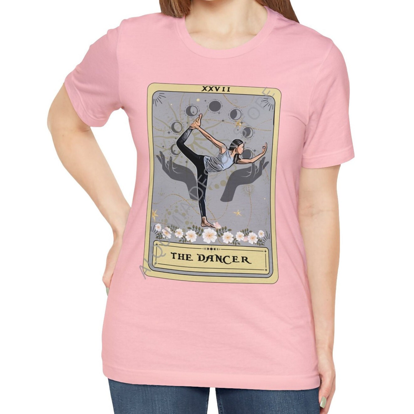 Yoga Pose, The Dancer Tarot Card Shirt