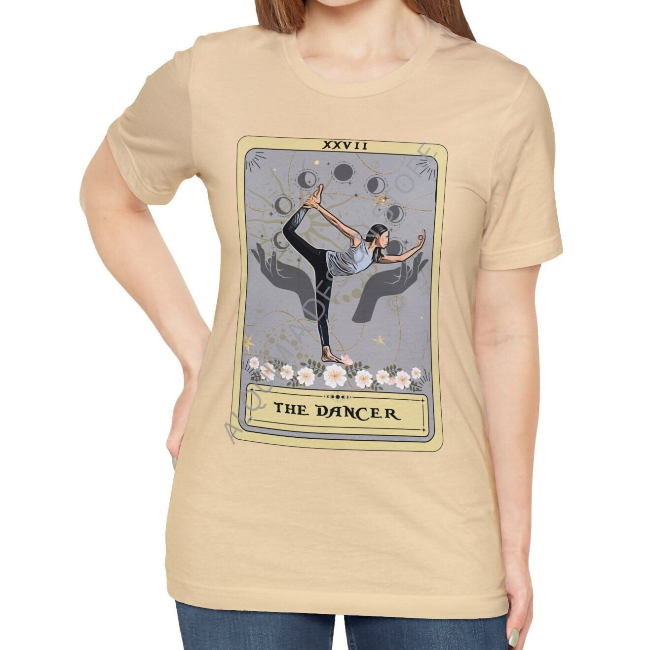 Yoga Pose, The Dancer Tarot Card Shirt