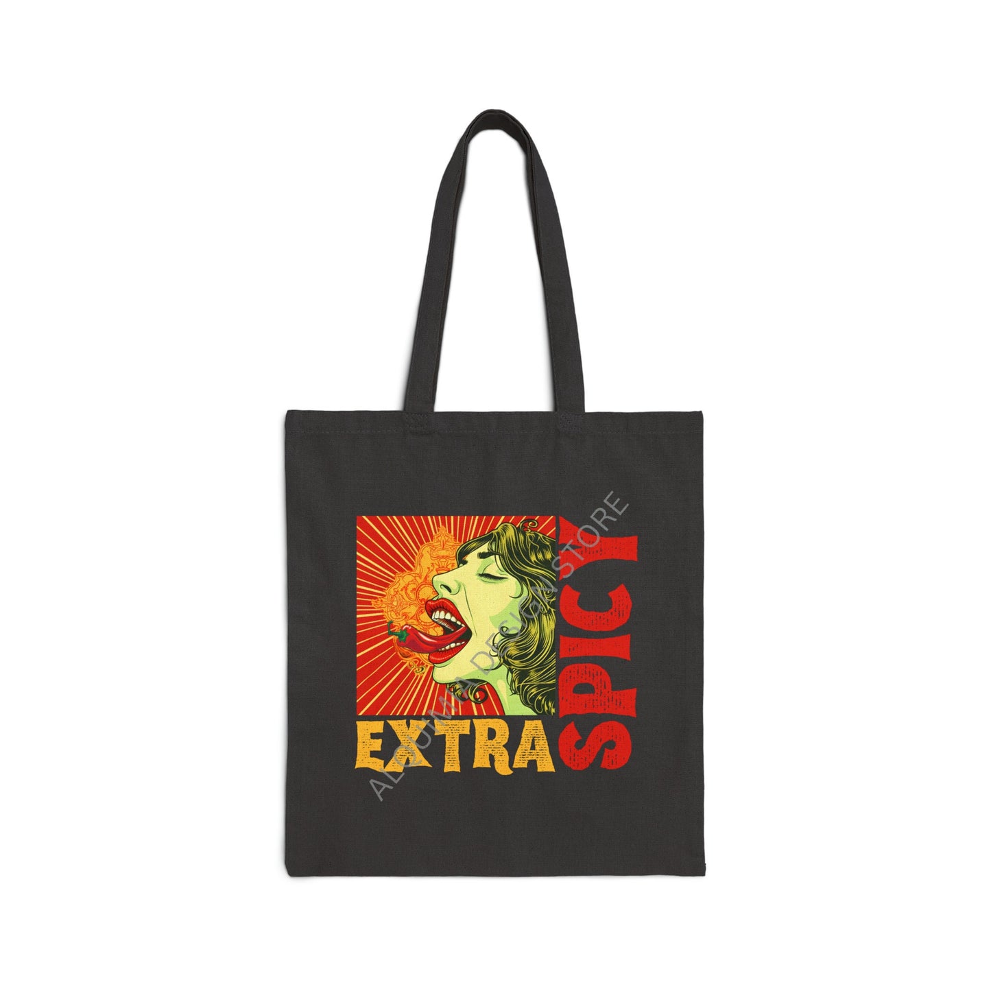 Extra Spicy Tote Bag 15" x 16"