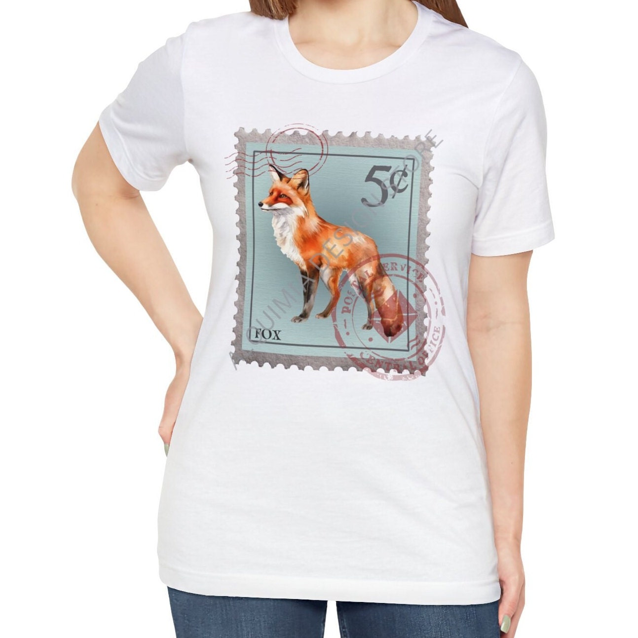 Fox Post Stamp Shirt, Animal