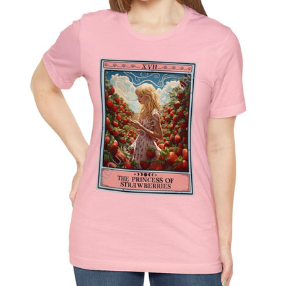 The Princess of Strawberries Tarot Card Shirt, Berry