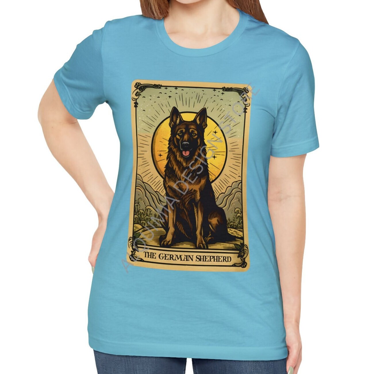 The German Shepherd Tarot Card Dog Shirt