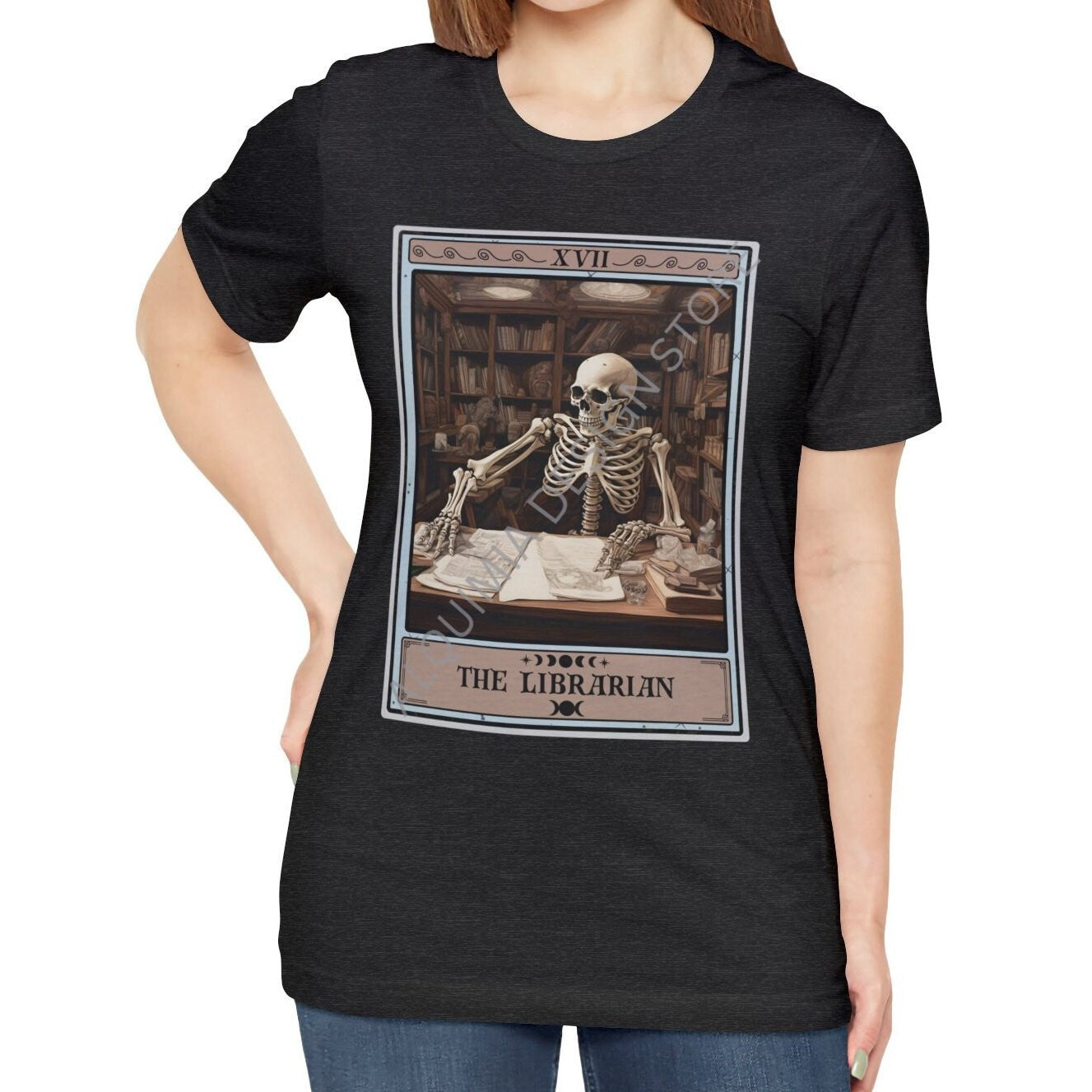 The Librarian Tarot Card Shirt, Book Lover