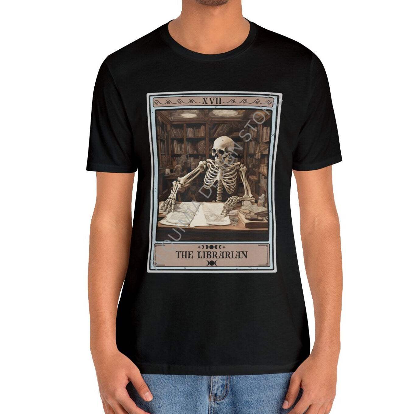 The Librarian Tarot Card Shirt, Book Lover