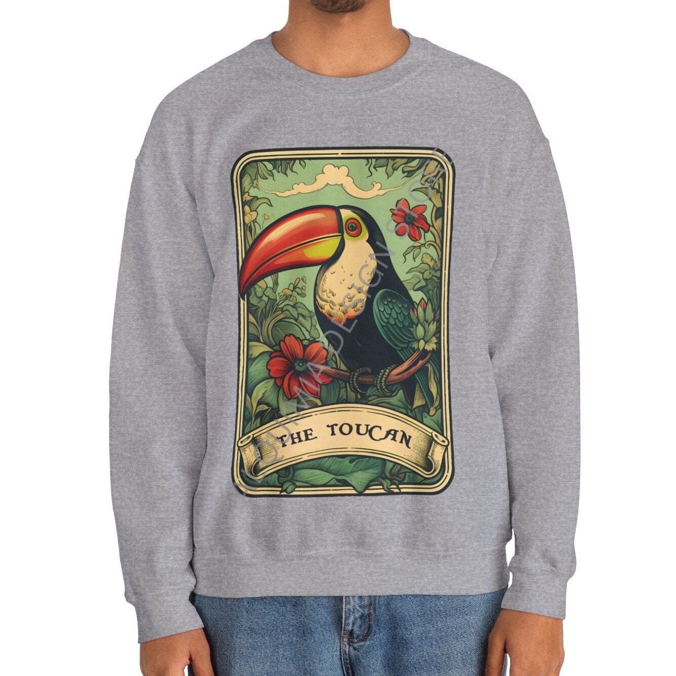 The Toucan Tarot Card Sweatshirt, Bird Lover