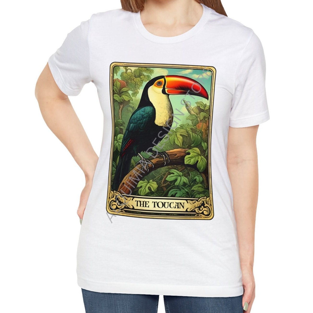 The Toucan Tarot Card Shirt, Toucan Shirt, Bird Lover