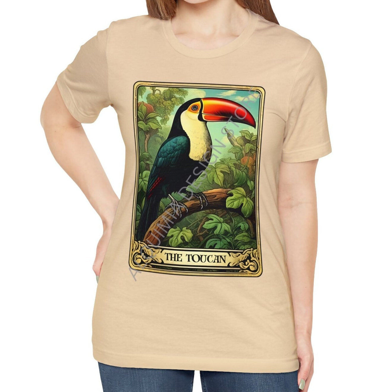 The Toucan Tarot Card Shirt, Toucan Shirt, Bird Lover