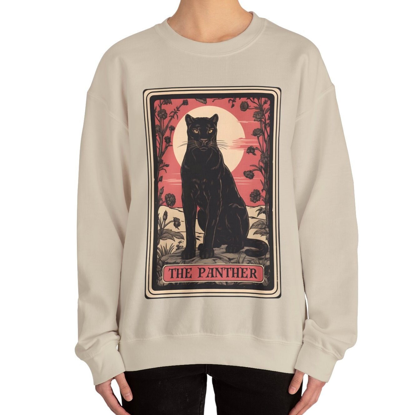 The Panther Tarot Card Sweatshirt