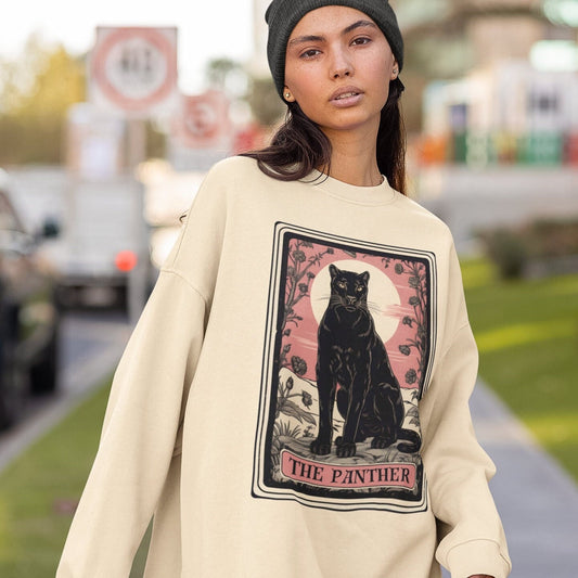 The Panther Tarot Card Sweatshirt