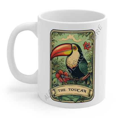 The Toucan Tarot Card Mug, Bird Lover