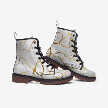 Kintsugi White Boots