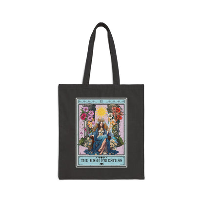 High Priestess Tarot Card Tote Bag 15" x 16"