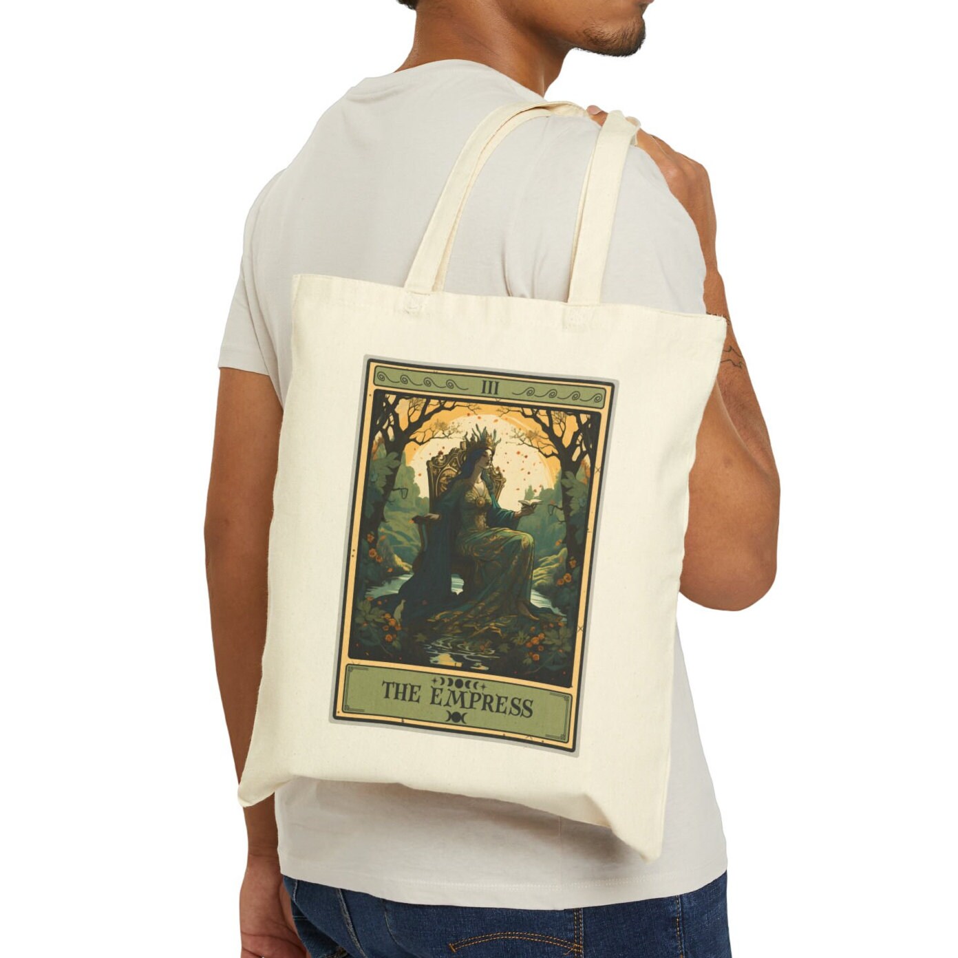 The Empress Tote Bag, 15" x 16"