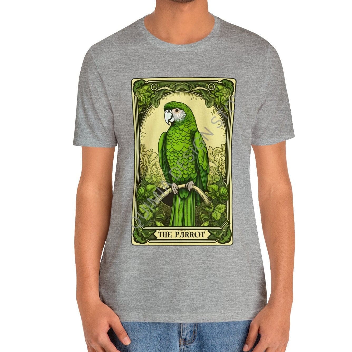 The Parrot Tarot Card Shirt, Bird Lover