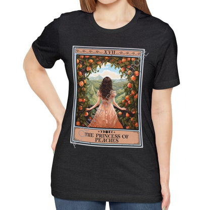 The Princess of Peaches Tarot Card Shirt, Peach Lover