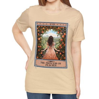 The Princess of Peaches Tarot Card Shirt, Peach Lover