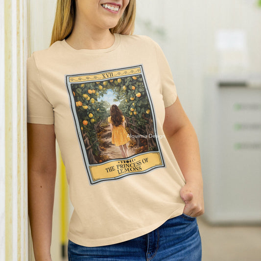 The Princess of Lemons Tarot Card Shirt, Lemon Lover