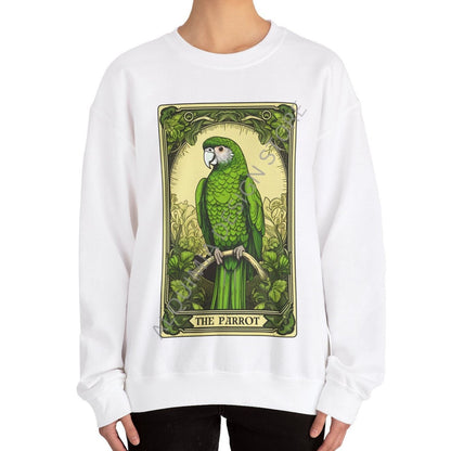 The Parrot Tarot Card Sweatshirt, Bird Lover