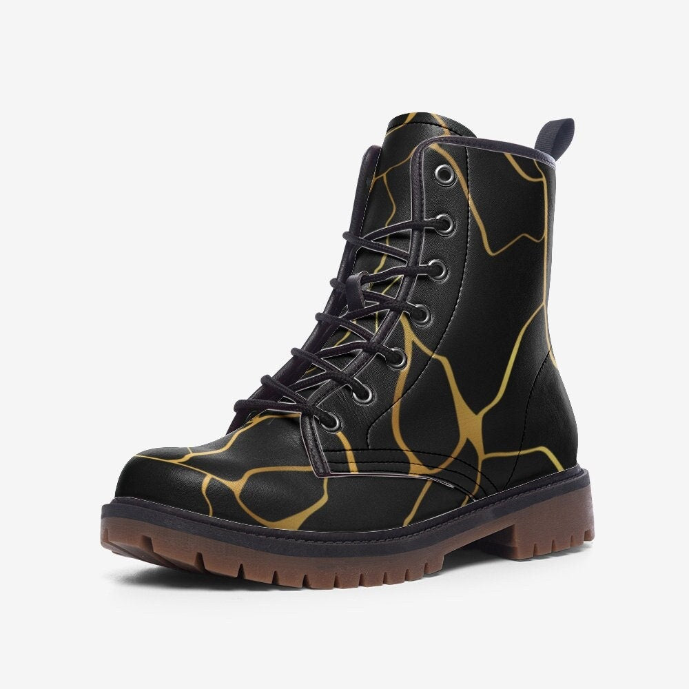 Kintsugi Black Boots