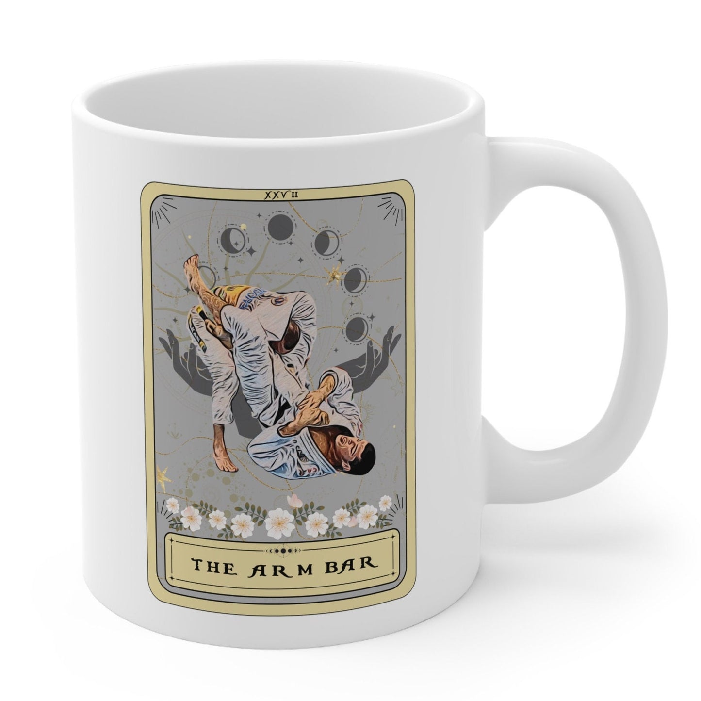 Jiu Jitsu Mug, The Arm Bar Tarot Card Mug