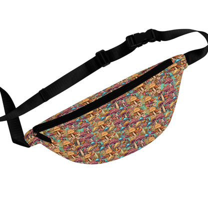 Mushroom Fanny Pack 14" x 6"