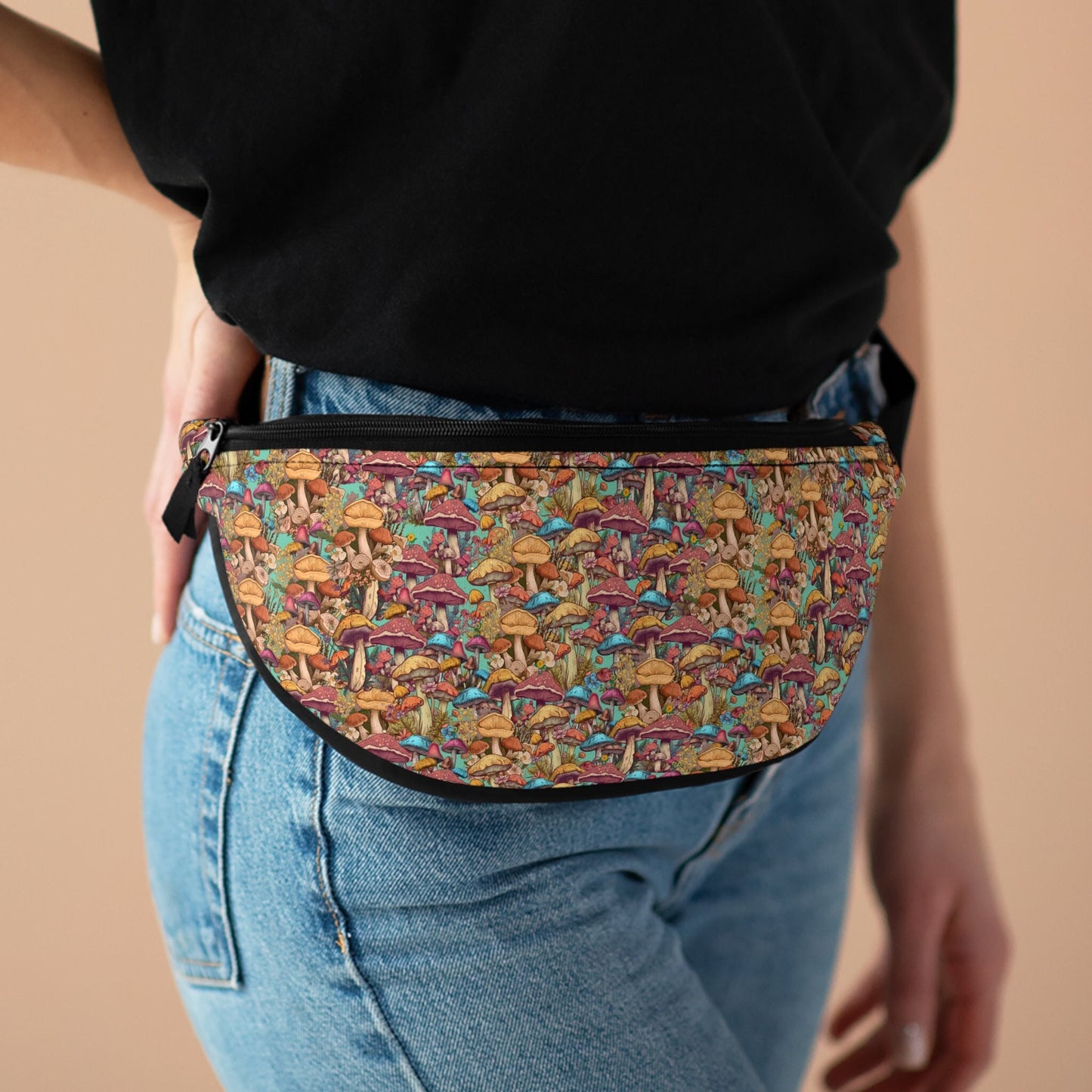 Mushroom Fanny Pack 14" x 6"