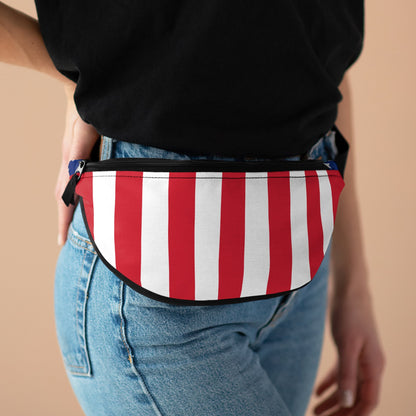 USA Flag Fanny Pack, American Flag 14" x 6" 4 Of July