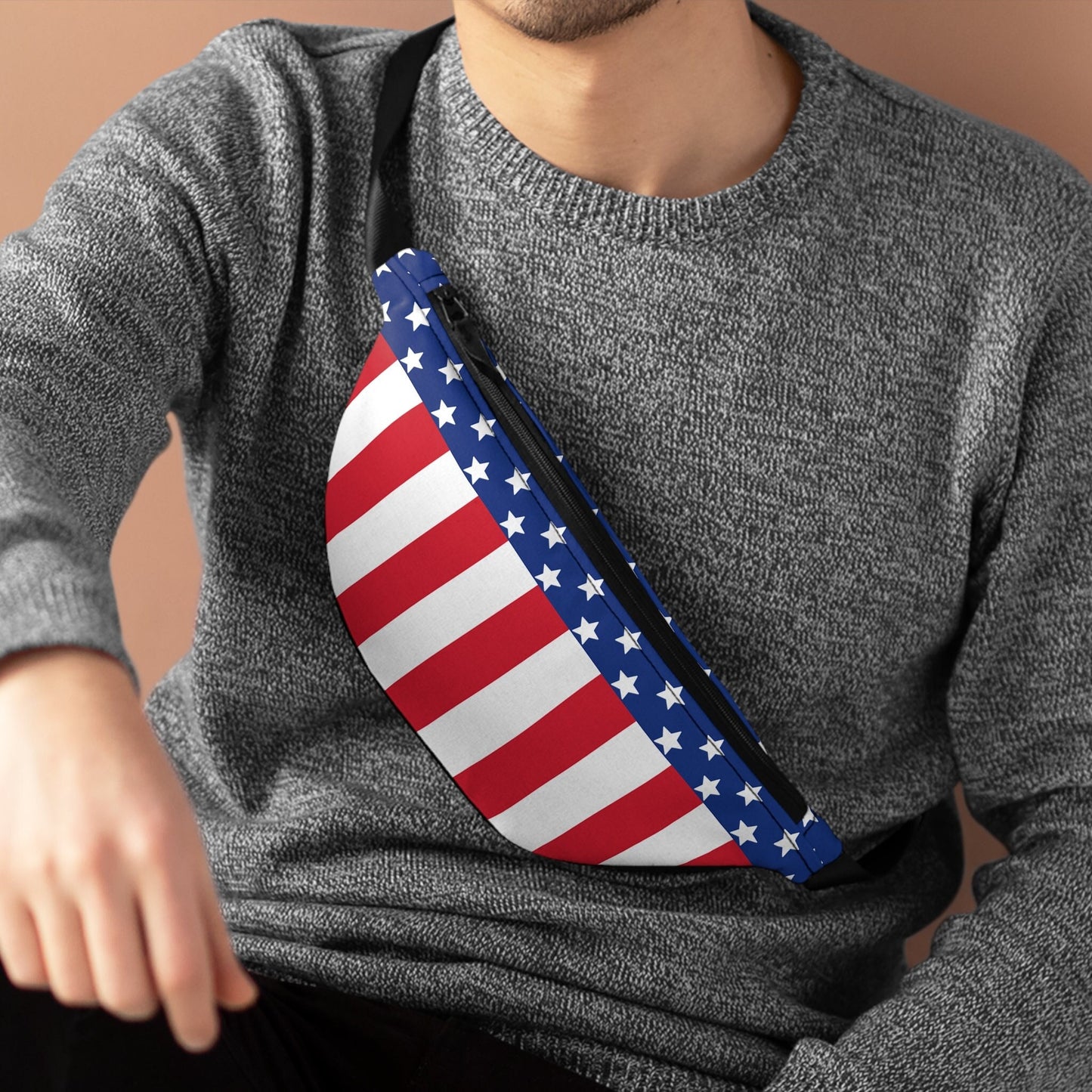 American Flag Fanny Pack