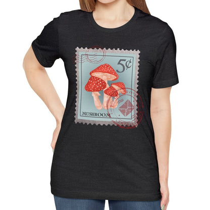 Mushroom Post Stamp T-Shirt