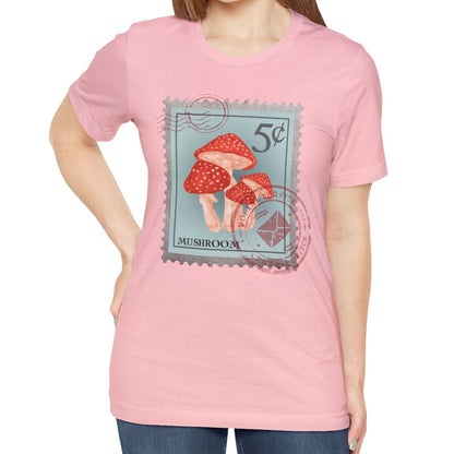 Mushroom Post Stamp T-Shirt