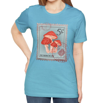 Mushroom Post Stamp T-Shirt