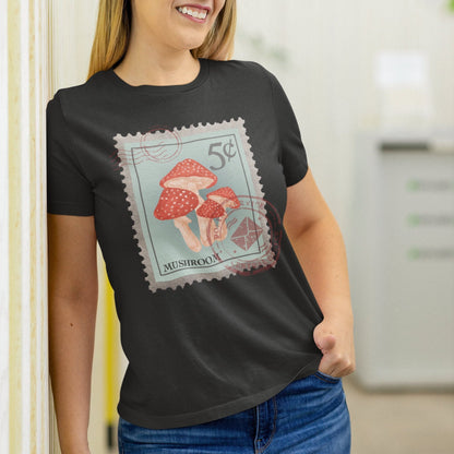 Mushroom Post Stamp T-Shirt