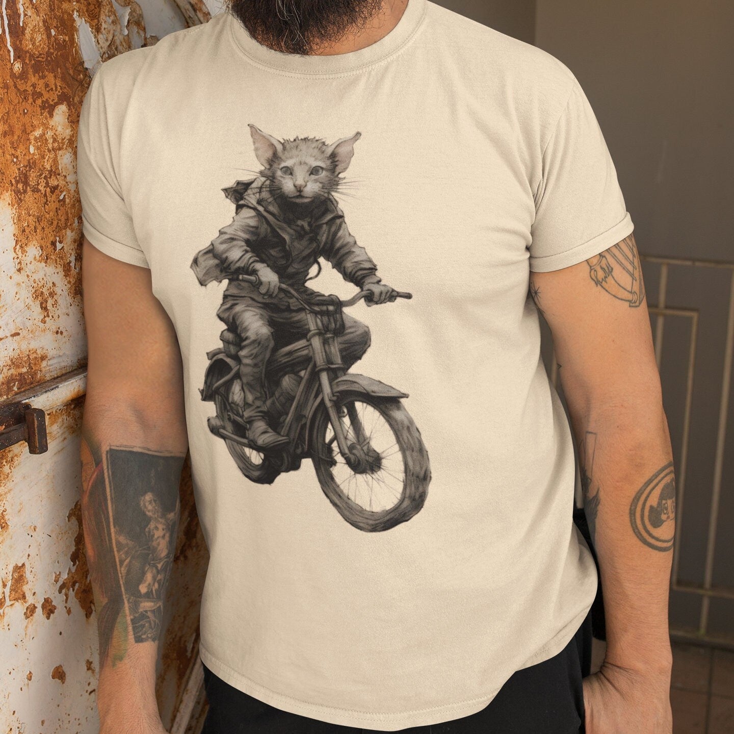 Motorcycle Cat Shirt