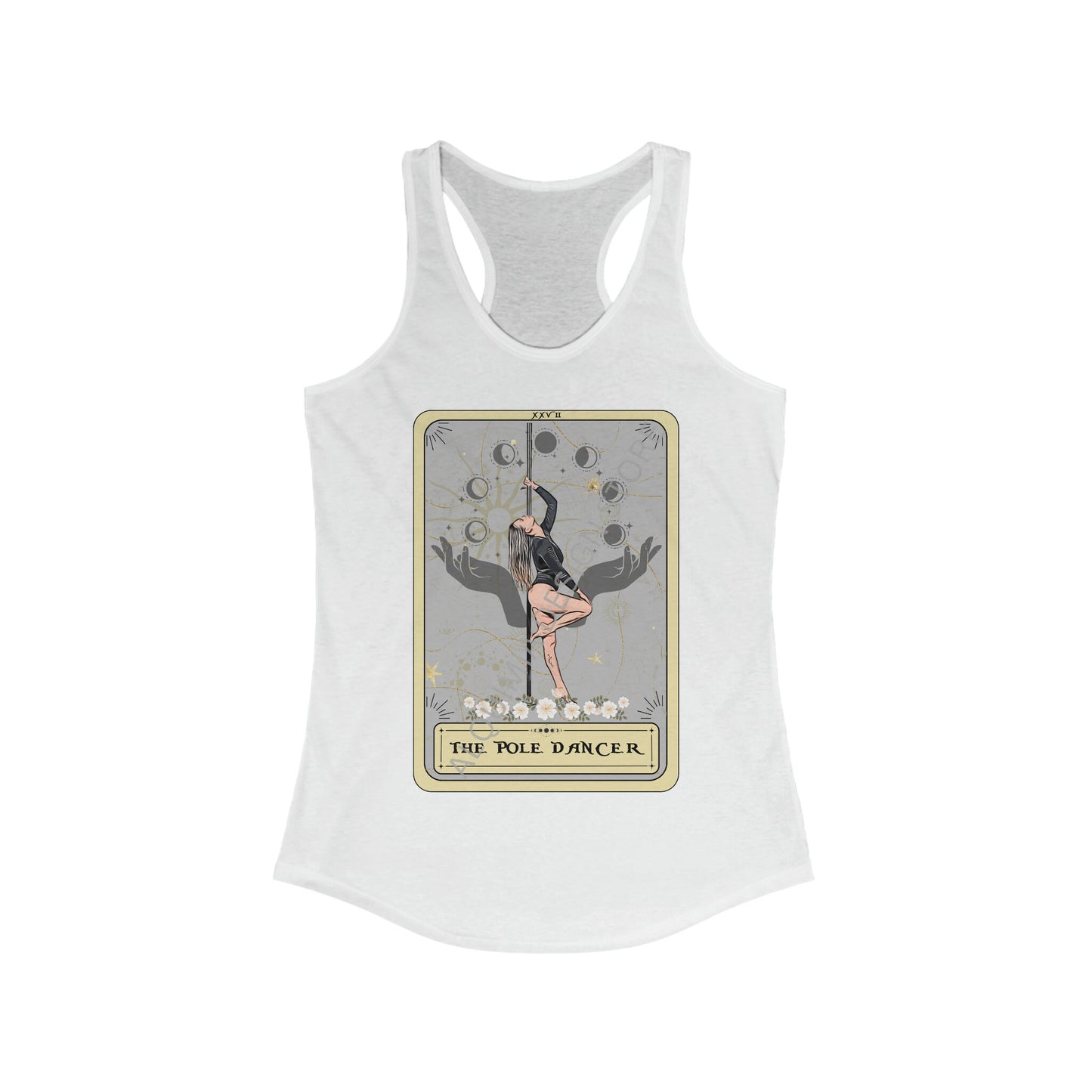 The Pole Dancer Tarot Card Tank Top Racerback