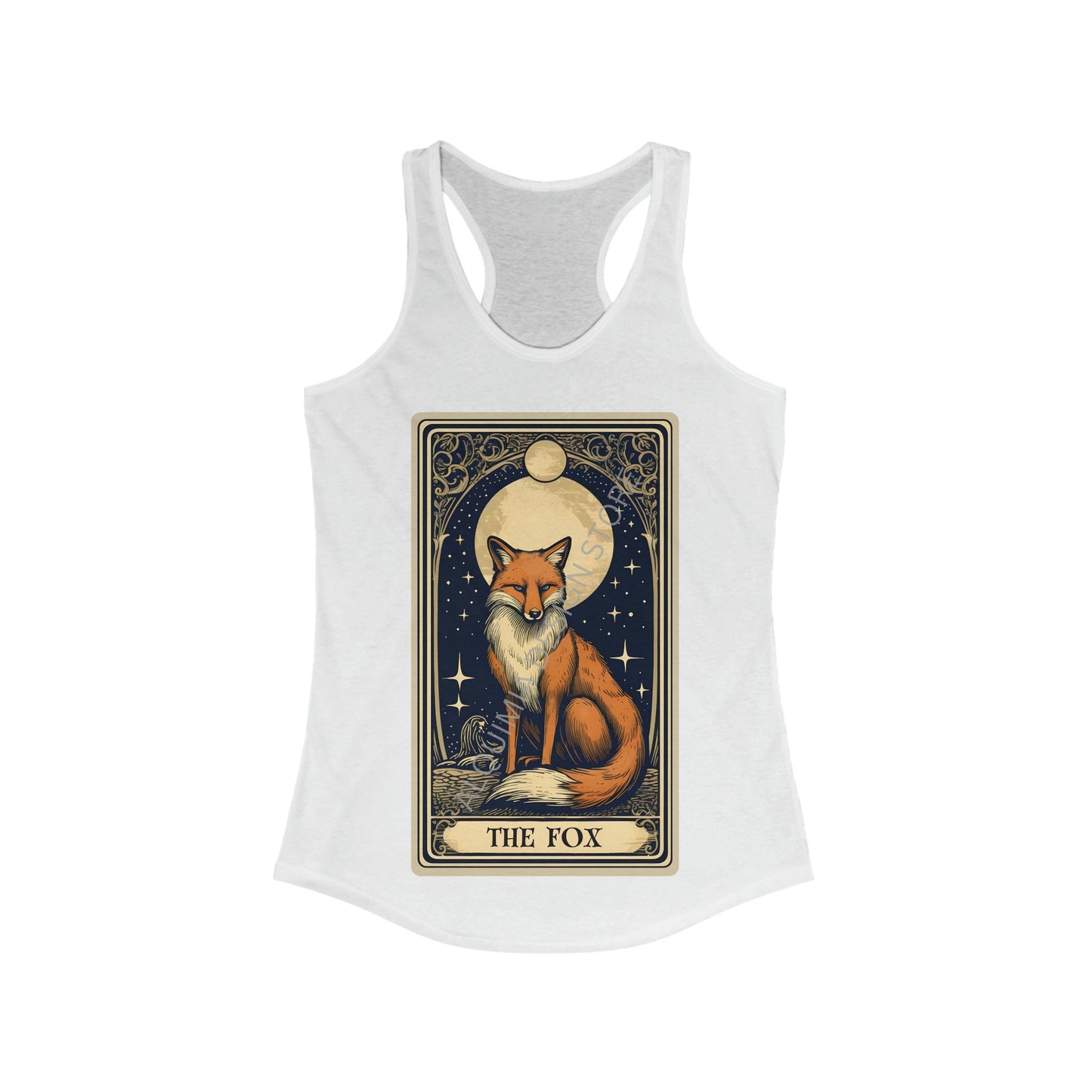 The Fox Tarot Tank Top, Animal