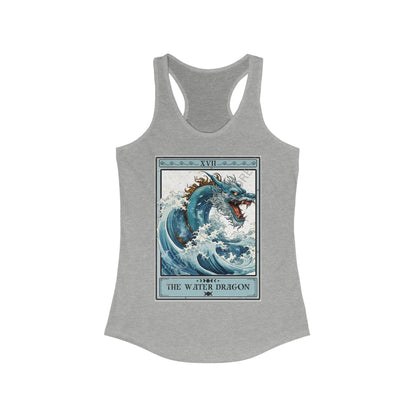 The Water Dragon Tarot Card Tank Top, Chinese Zodiac Racerback