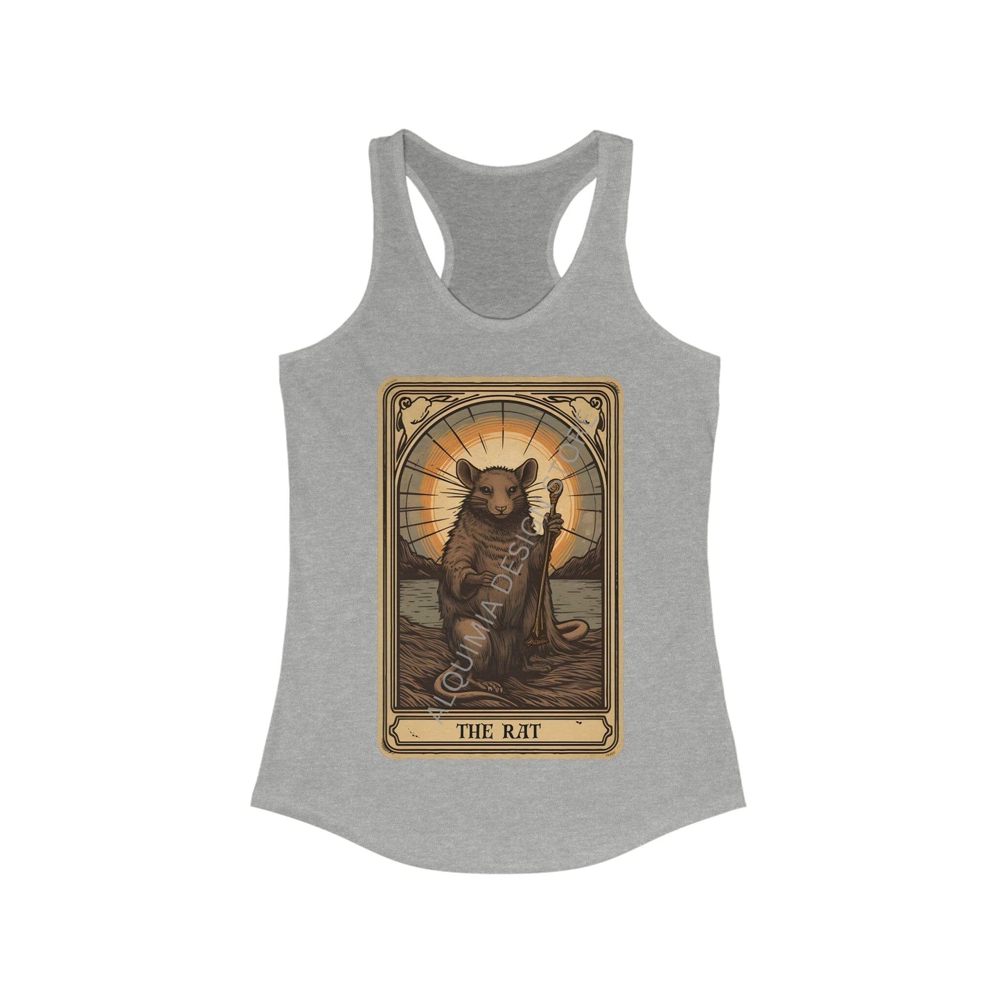 The Rat Tarot Card Tank Top